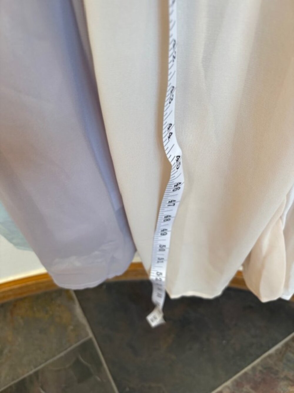 Shein pastel rainbow maxi dress sz S voile - Picture 8 of 14